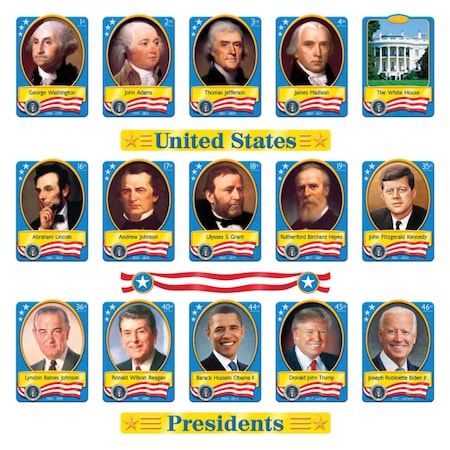 Trend Enterprises U.S. Presidents Bulletin Board Set T8065